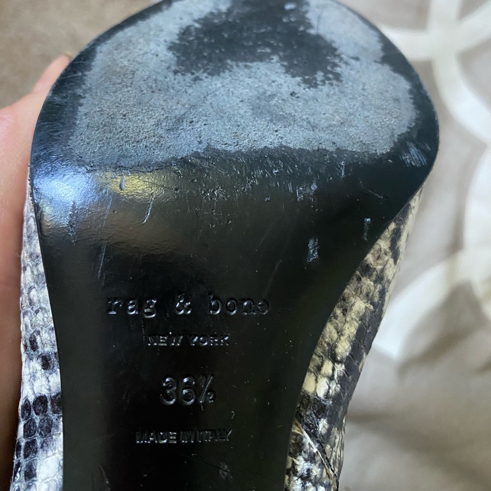 ***Sold****Rag & Bone Leather Beha Ankle Booties - So unique!! - Picture 13 of 13